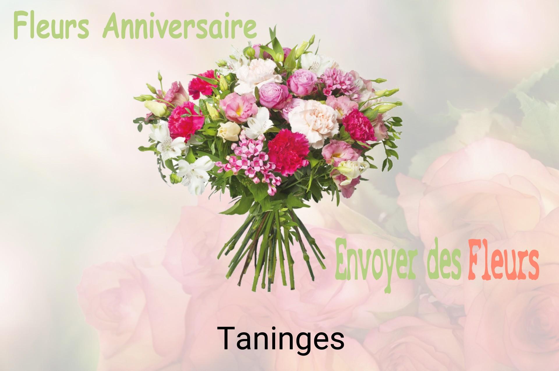 Bouquet de fleurs d’anniversaire livré à Taninges