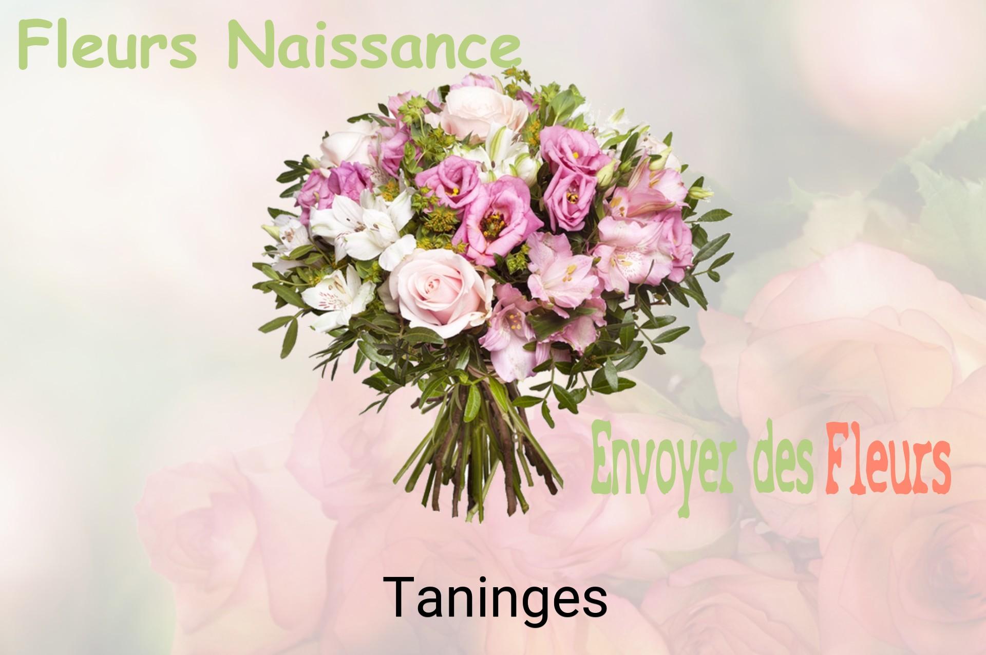 Bouquet de fleurs de naissance livré à Taninges